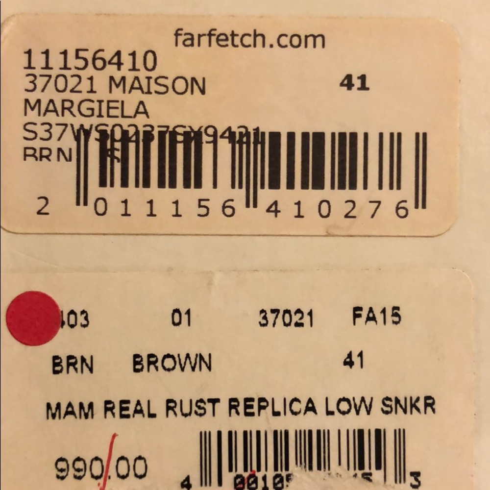 Mason Margiela replica sneakers - Picture 2 of 3